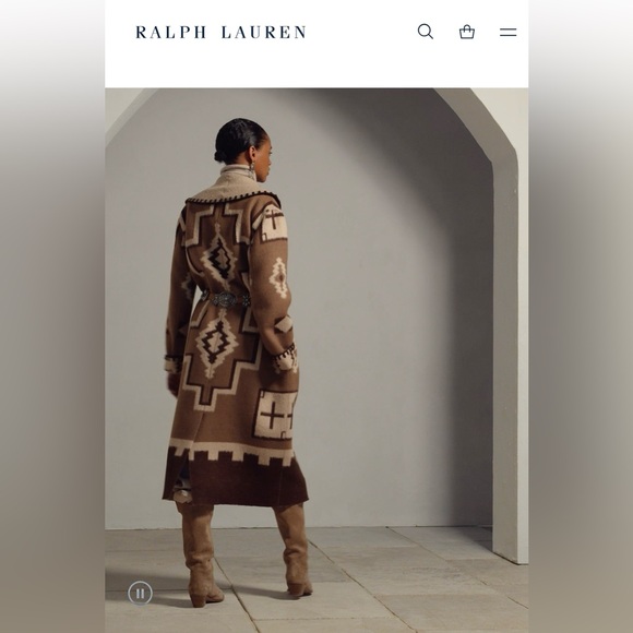 Ralph Lauren Purple Label Nelma Wrap Size 8 - Picture 7 of 13